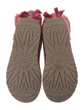 UGG Suede Bow Accents Boots