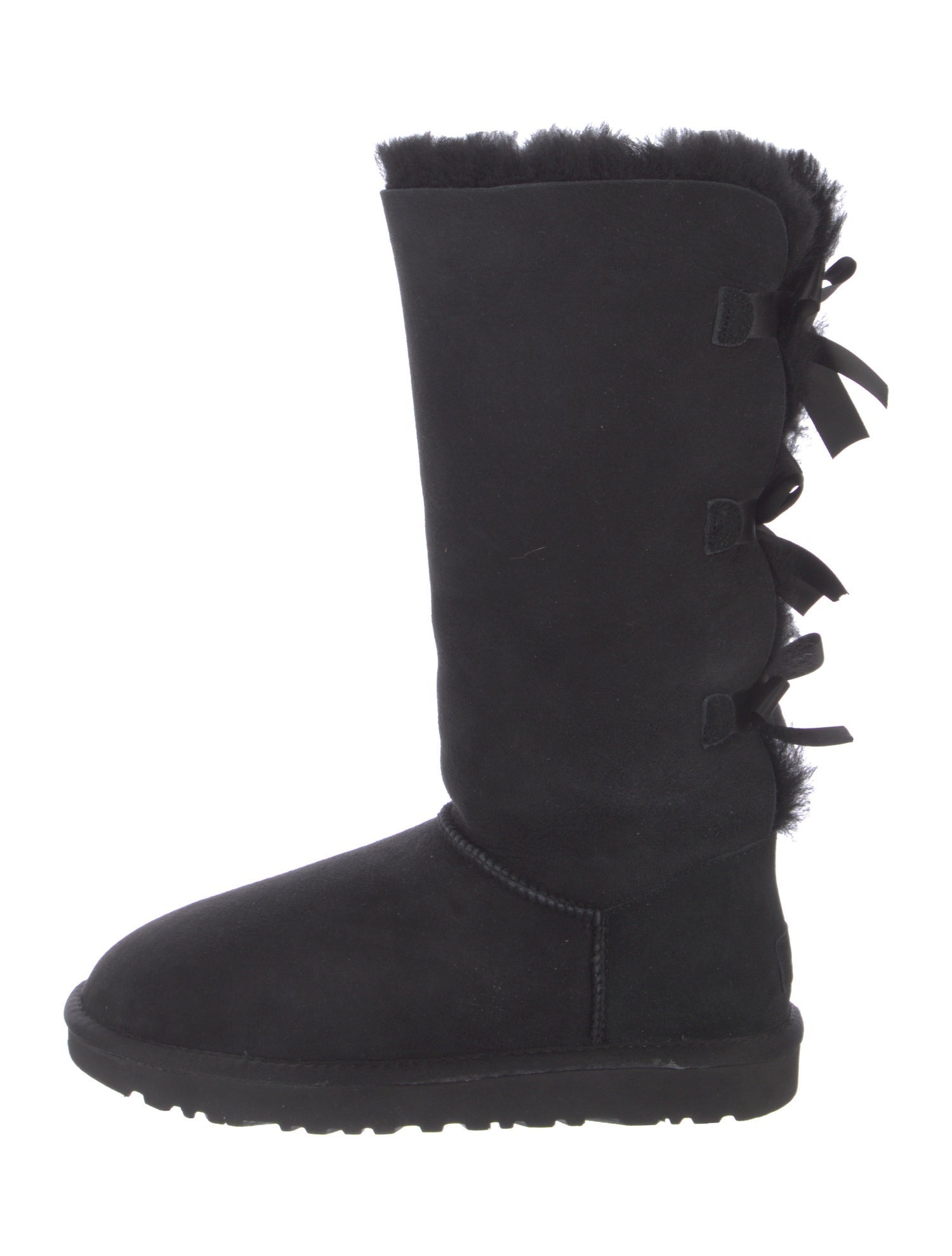 UGG Suede Bow Accents Boots