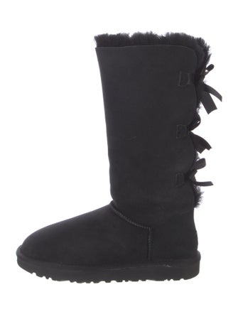 UGG Suede Bow Accents Boots