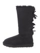 UGG Suede Bow Accents Boots