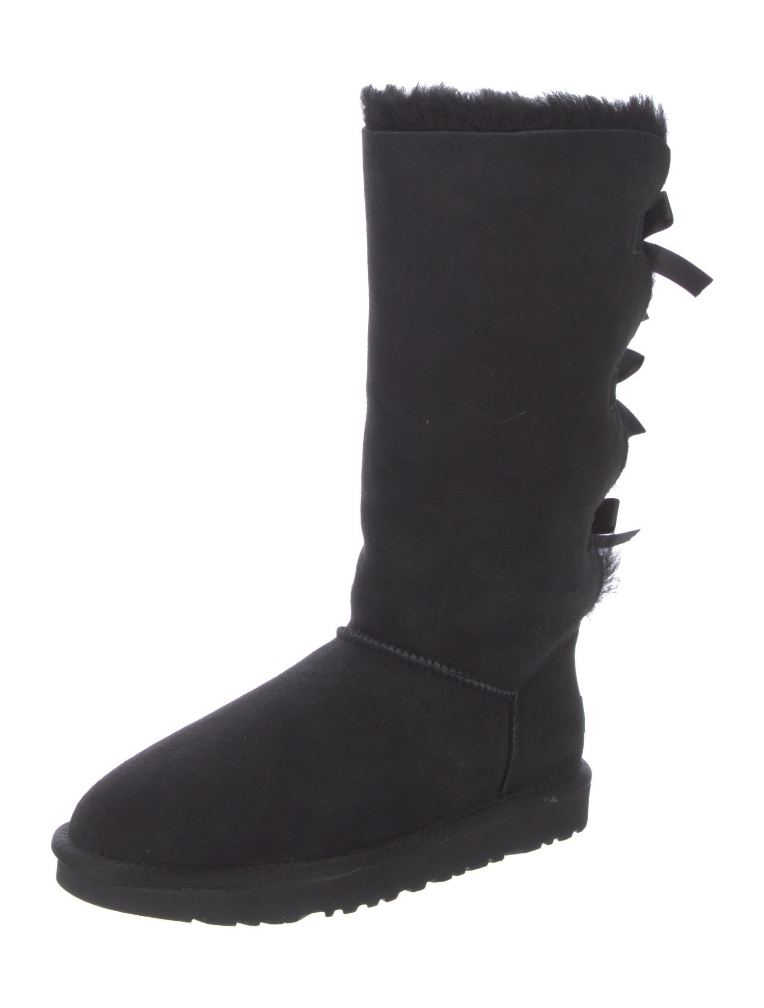 UGG Suede Bow Accents Boots