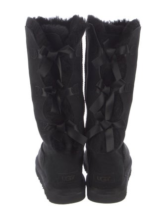 UGG Suede Bow Accents Boots