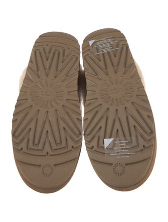 UGG Suede Fur Trim Boots