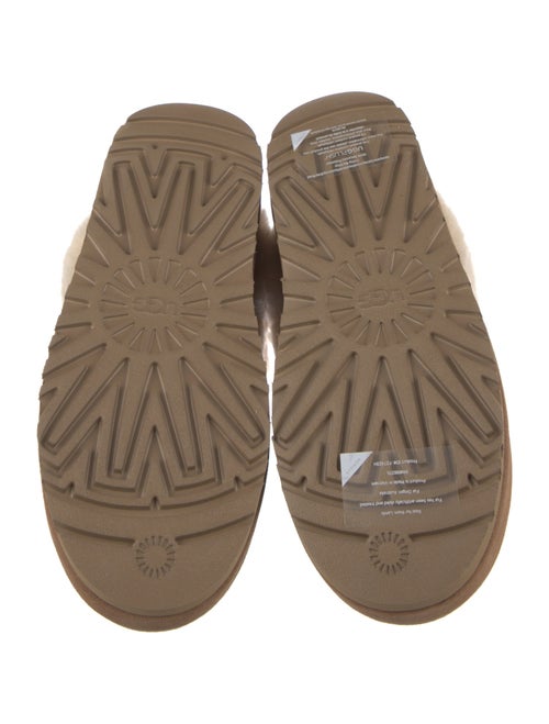 UGG Suede Fur Trim Boots