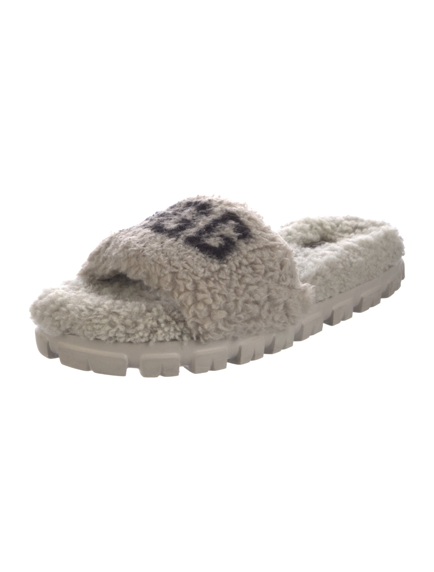 UGG Shearling Graphic Print Espadrilles