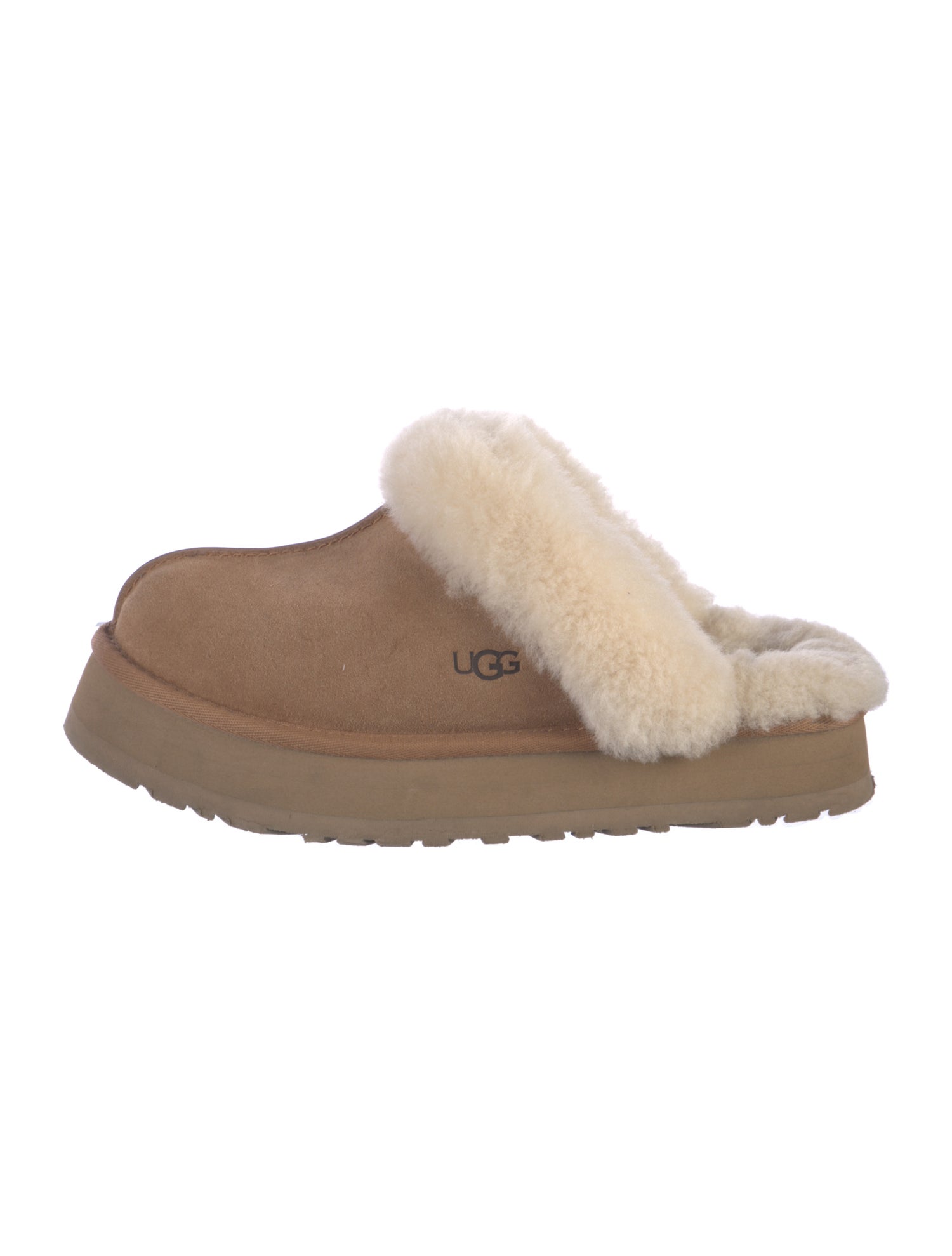 UGG Suede Colorblock Pattern Mules