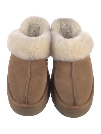 UGG Suede Colorblock Pattern Mules