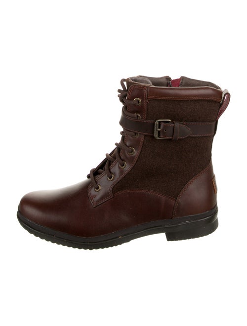 UGG Leather Combat Boots