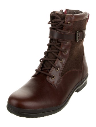 UGG Leather Combat Boots