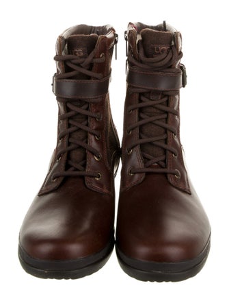 UGG Leather Combat Boots