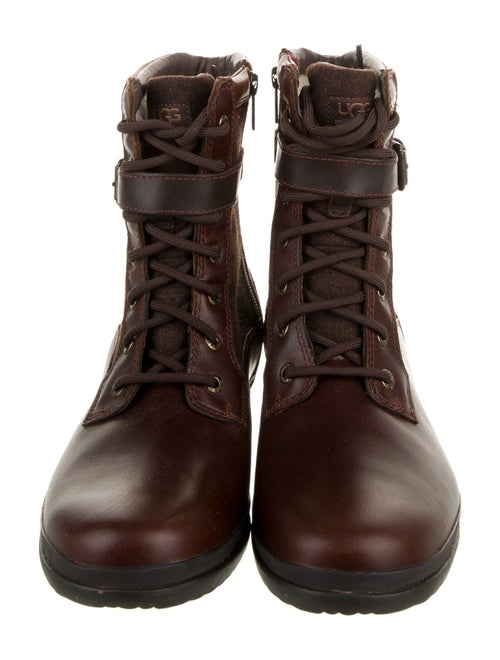 UGG Leather Combat Boots