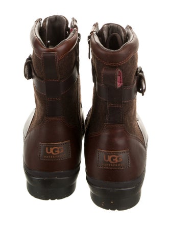 UGG Leather Combat Boots