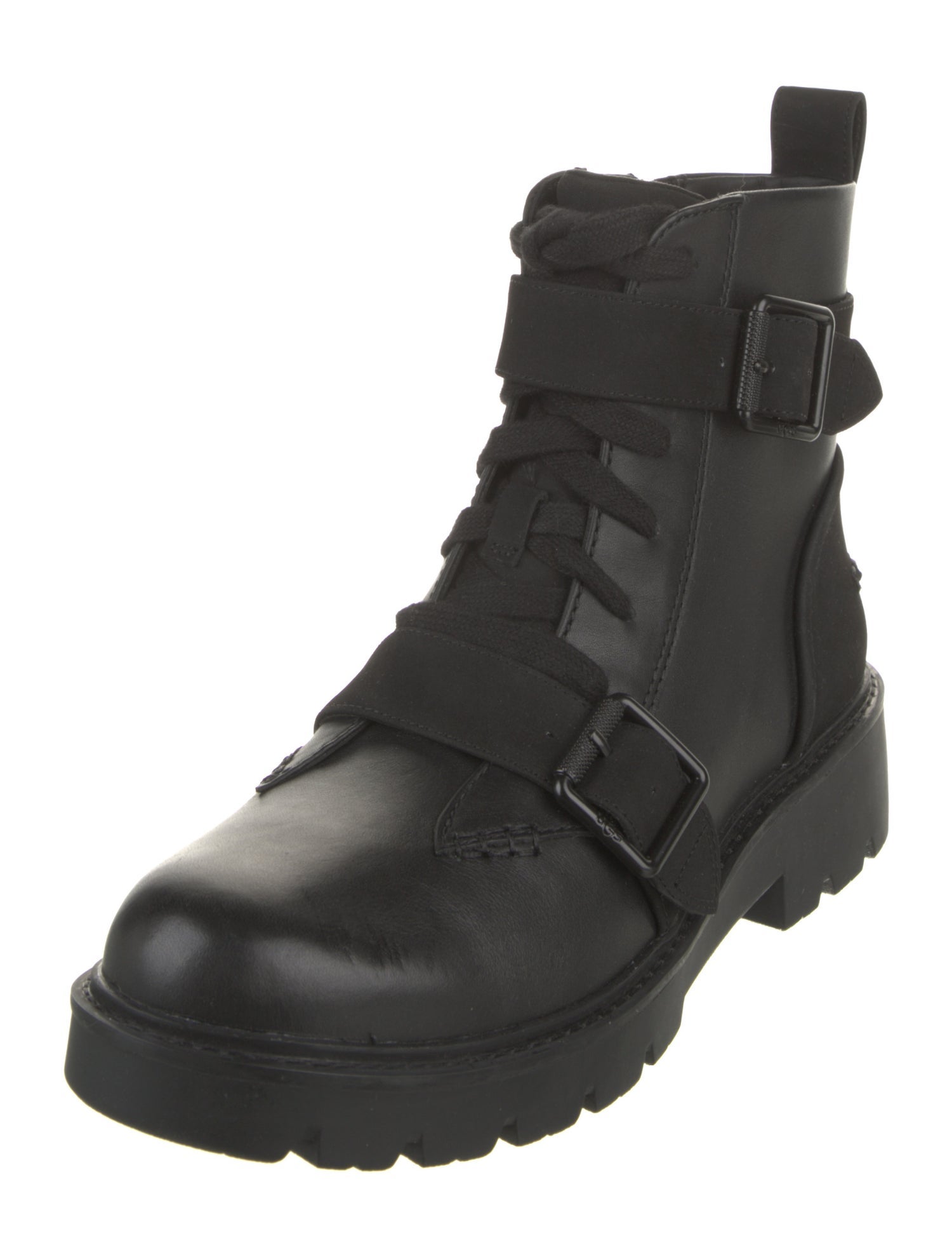 UGG Leather Combat Boots