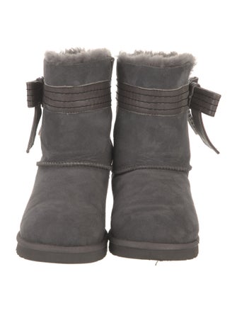 UGG Suede Bow Accents Boots