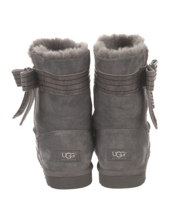 UGG Suede Bow Accents Boots