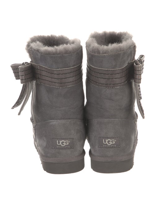 UGG Suede Bow Accents Boots