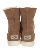 UGG Suede Fur Trim Boots