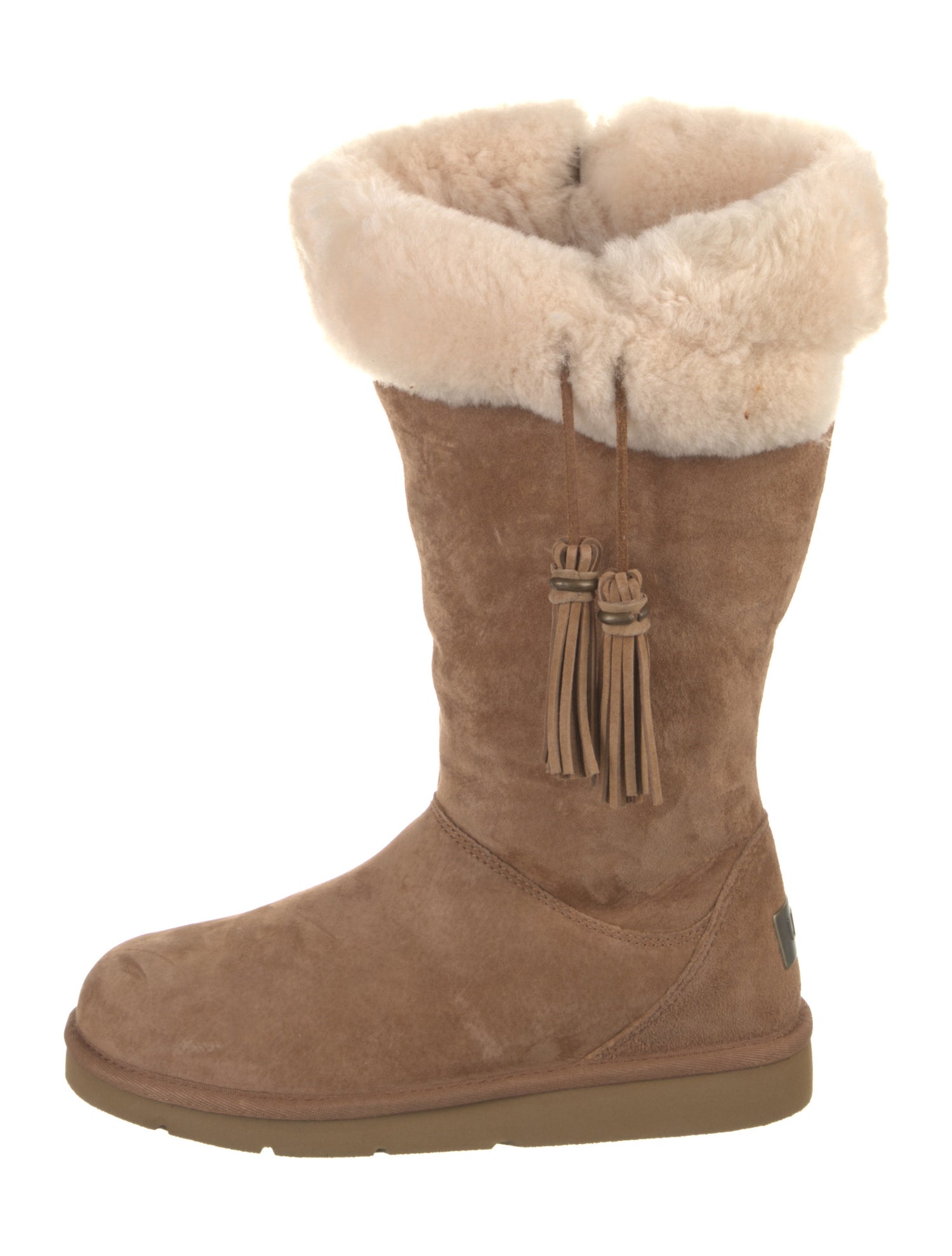 UGG Suede Tassel Accents Boots