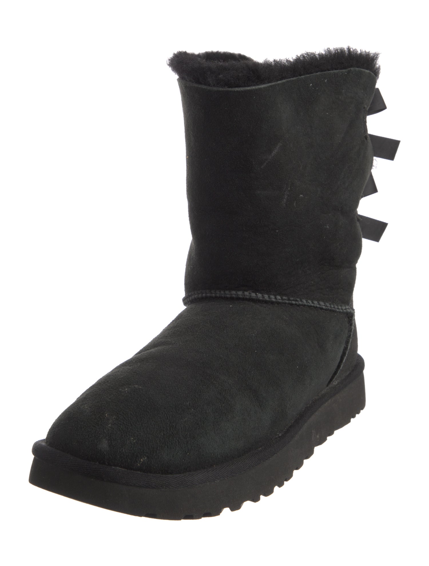 UGG Suede Bow Accents Boots