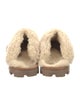 UGG Suede Fur Trim Mules