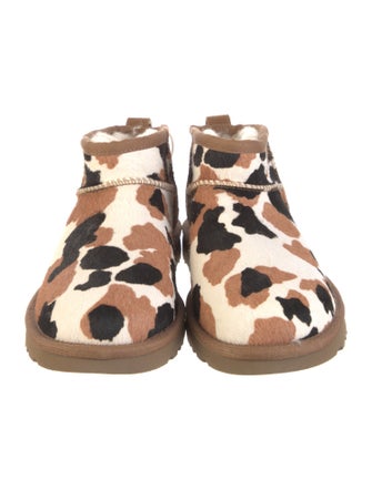 UGG Ponyhair Printed Snow Boots