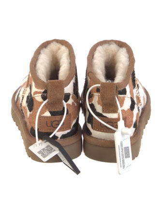UGG Ponyhair Printed Snow Boots