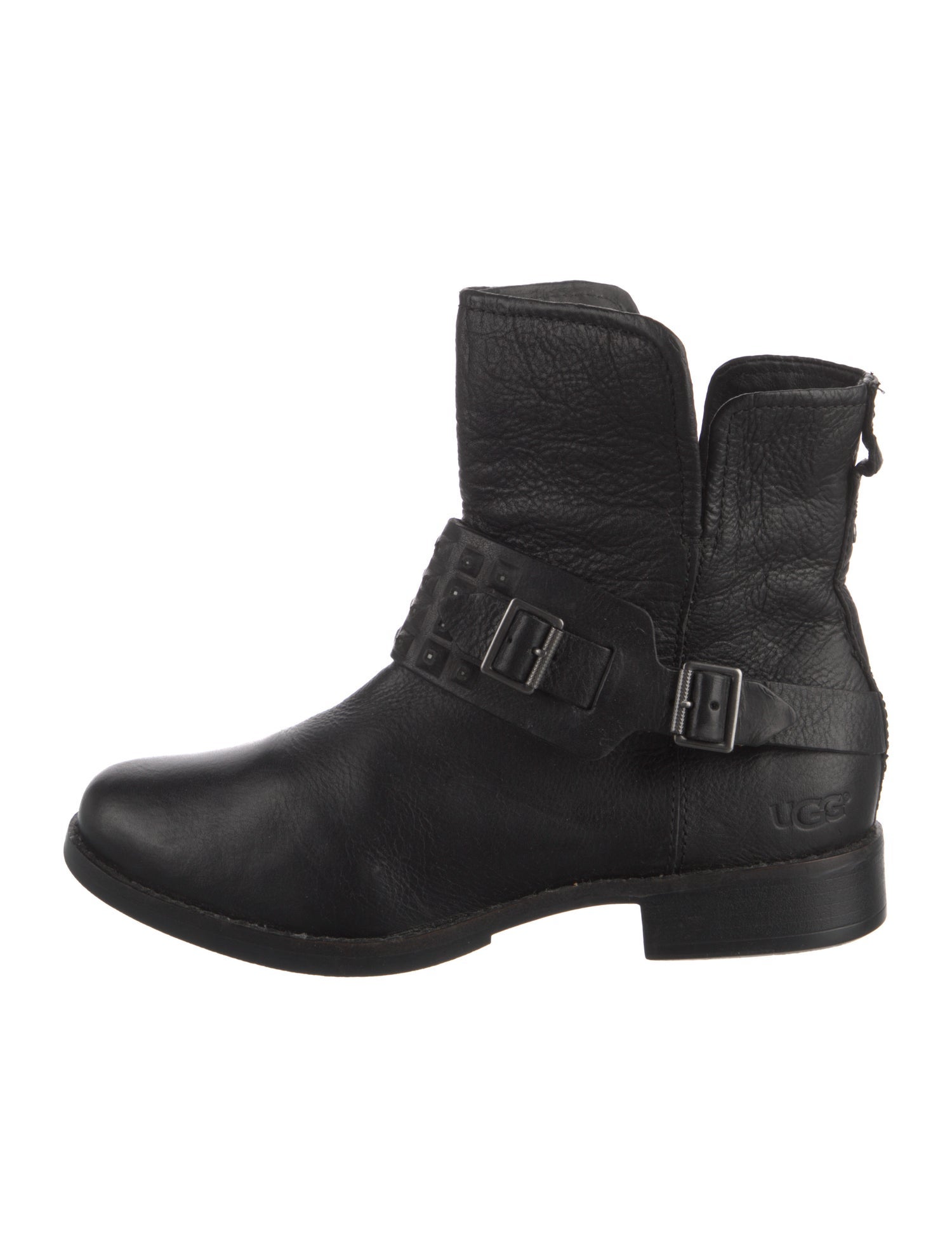 UGG Leather Moto Boots