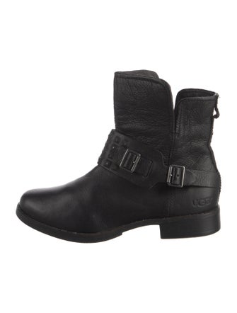 UGG Leather Moto Boots
