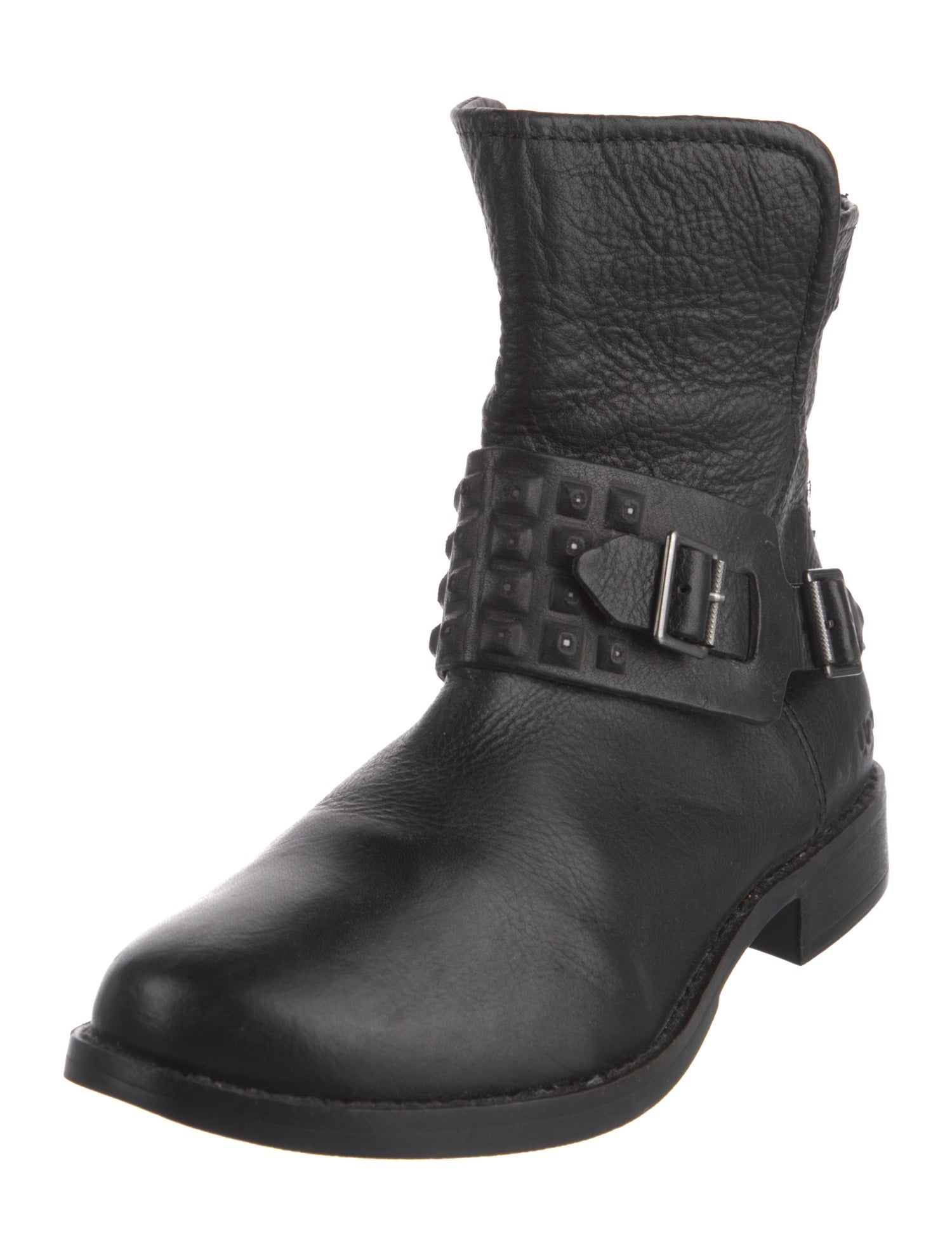 UGG Leather Moto Boots