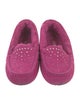 UGG Suede Crystal Embellishments Moccasins
