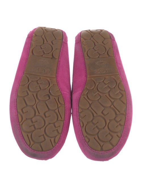 UGG Suede Crystal Embellishments Moccasins