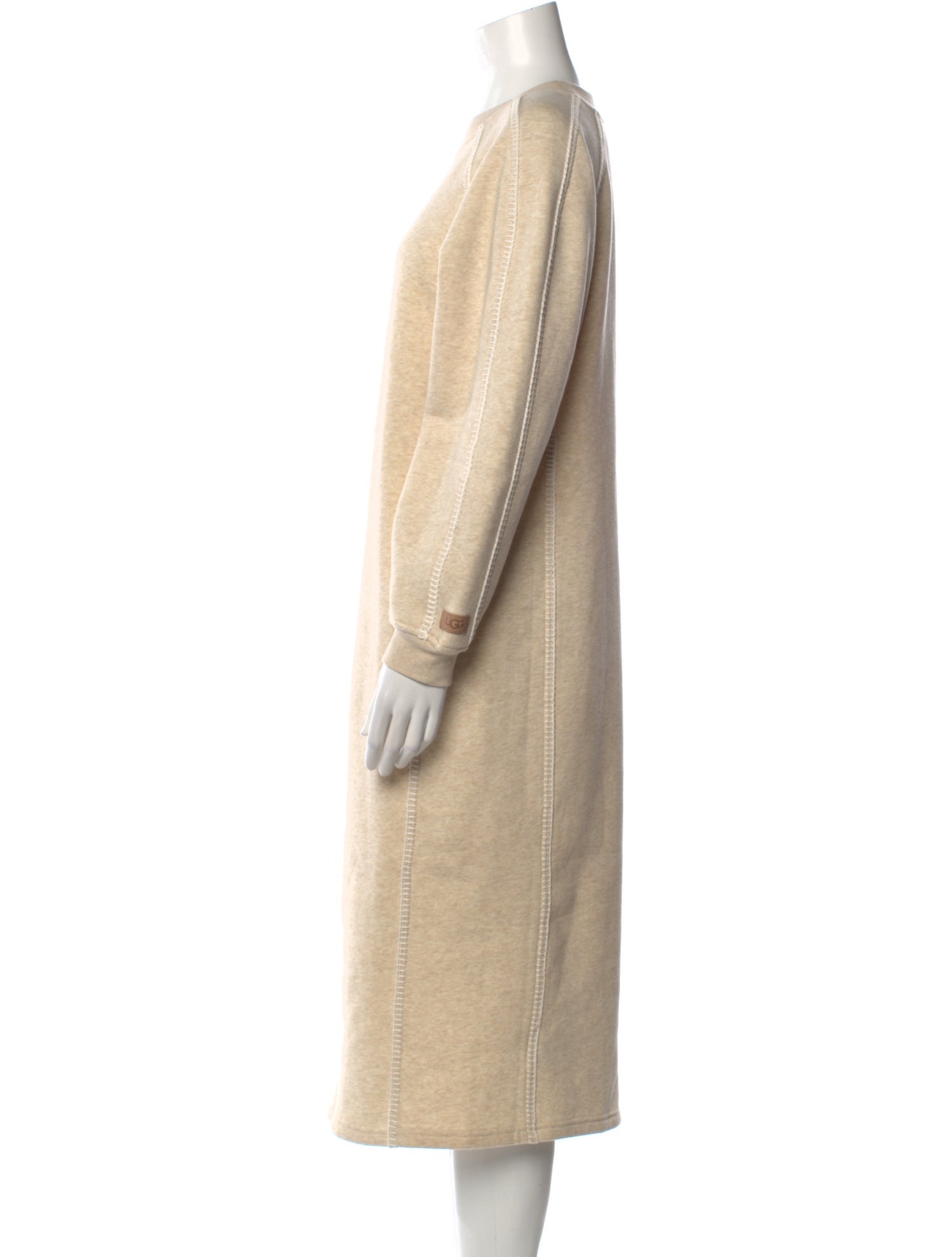 UGG Crew Neck Midi Length Dress