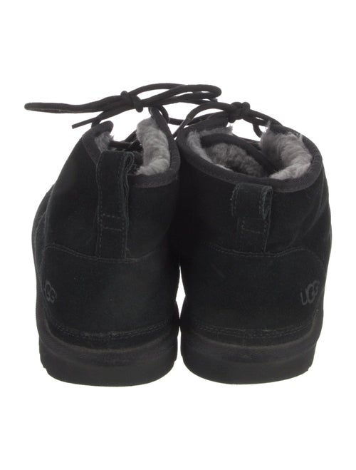 UGG Suede Embroidered Accent Lace-Up Boots