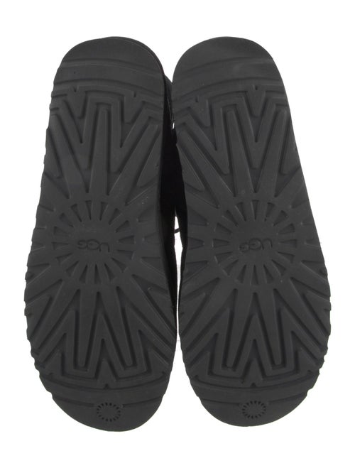 UGG Suede Embroidered Accent Lace-Up Boots