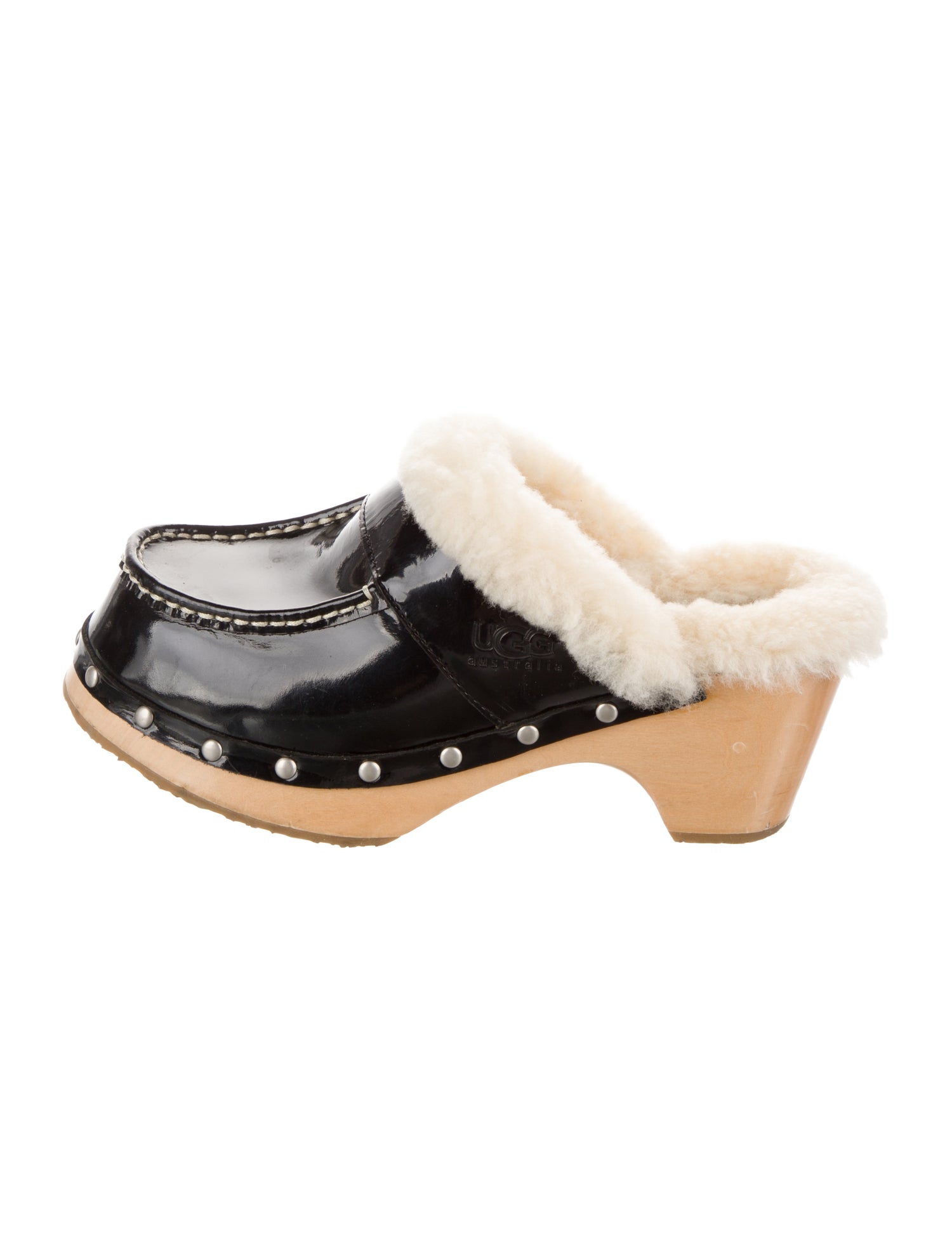 UGG Patent Leather Mules
