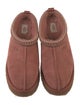 UGG Suede Fur Trim Mules