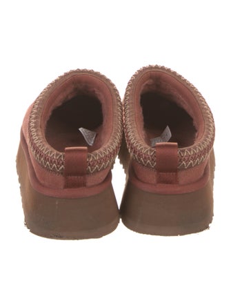 UGG Suede Fur Trim Mules