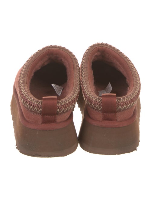 UGG Suede Fur Trim Mules