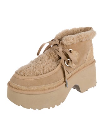 UGG Suede Lace-Up Boots