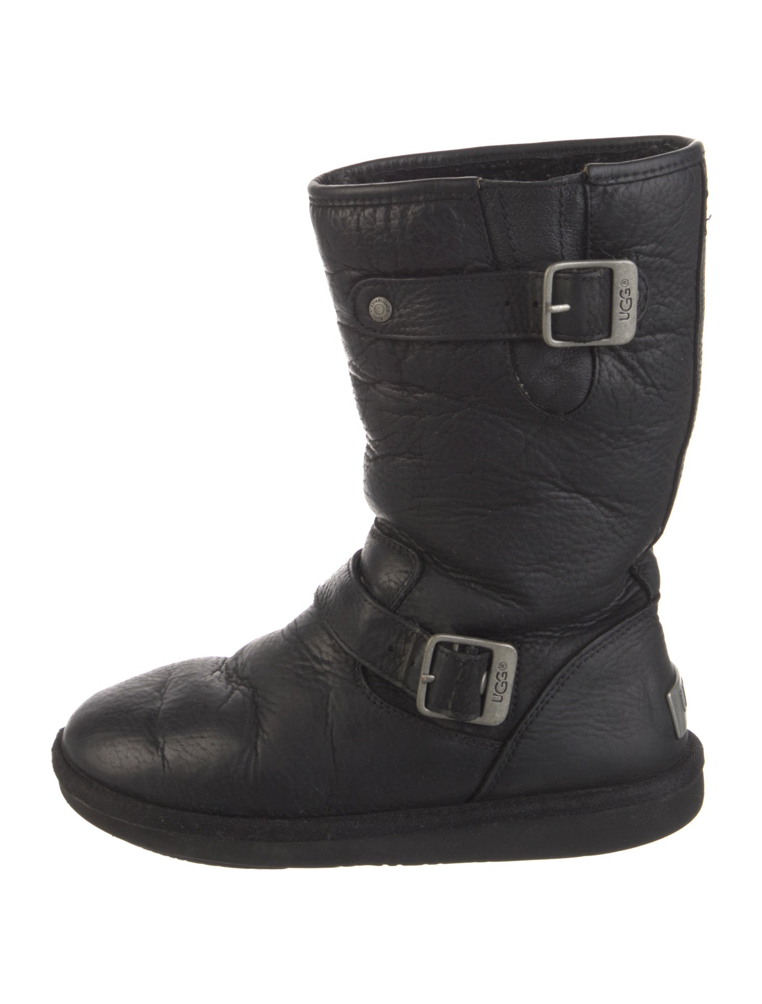 UGG Leather Moto Boots