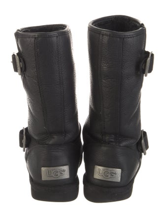 UGG Leather Moto Boots