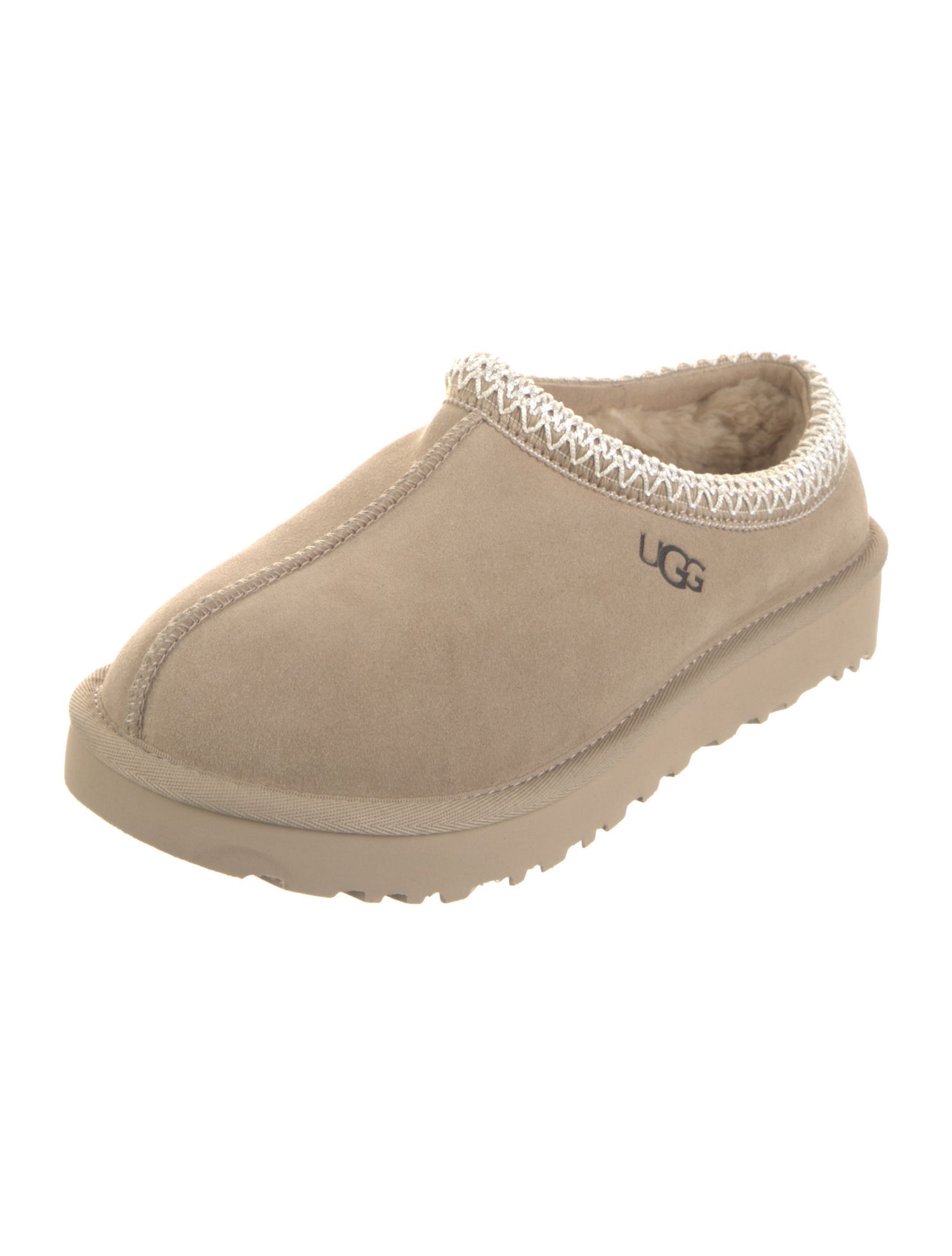 UGG Suede Embroidered Accent Mules