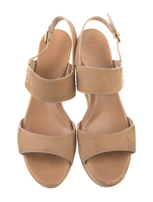 UGG Suede Leather Trim Embellishment Slingback Pumps