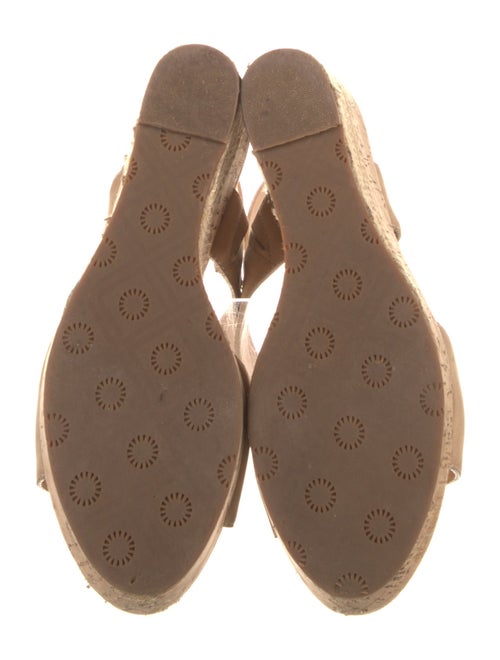 UGG Suede Leather Trim Embellishment Slingback Pumps