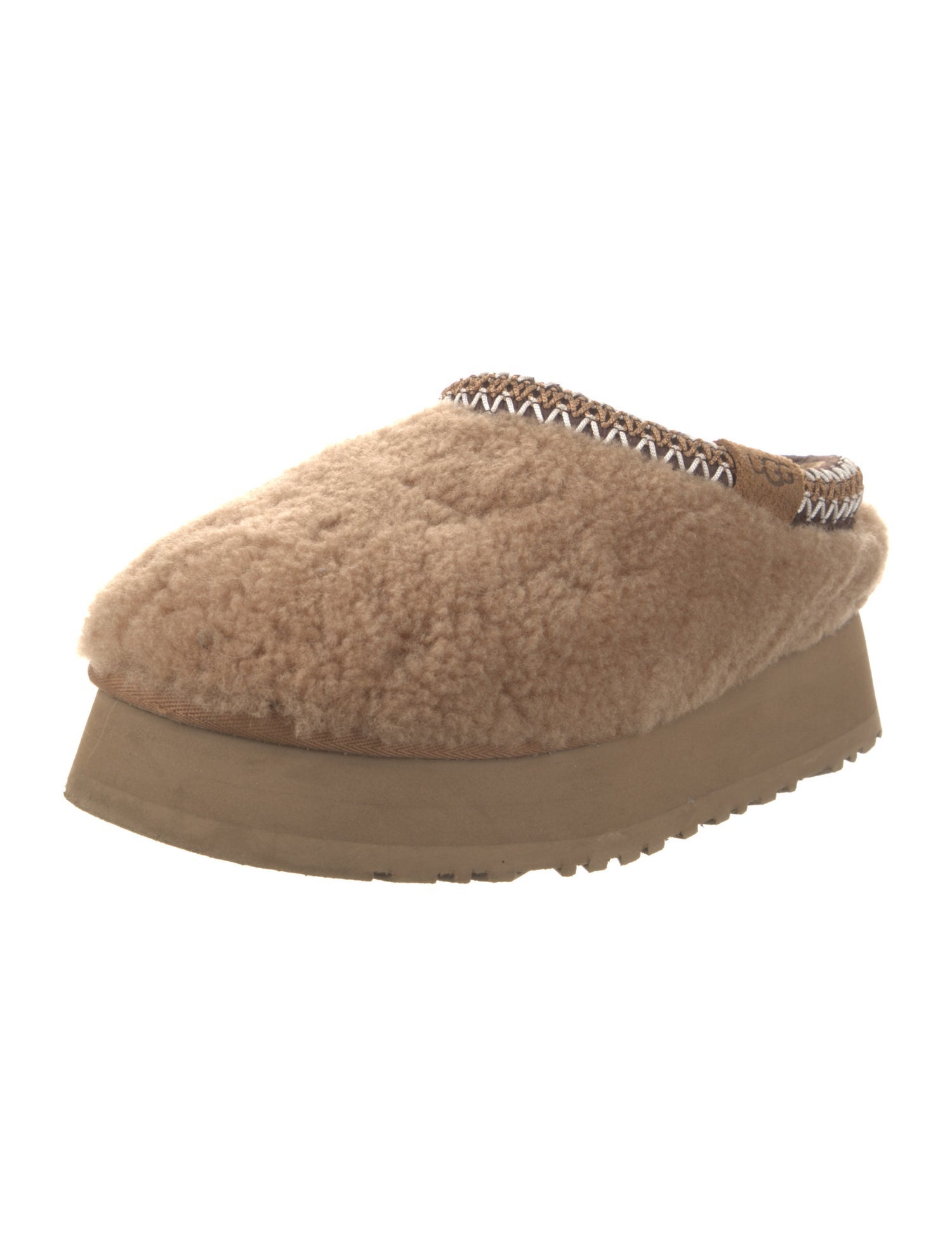 UGG Shearling Whipstitch Trim Mules w/ Tags
