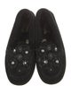 UGG Suede Crystal Embellishments Moccasins