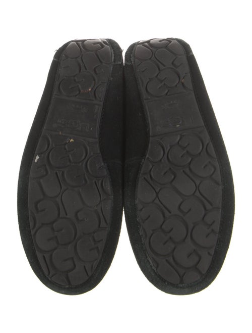 UGG Suede Crystal Embellishments Moccasins
