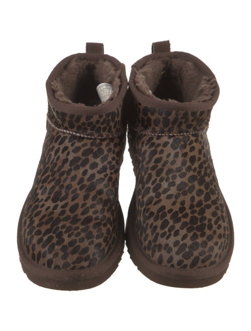 UGG Ponyhair Printed Lace-Up Boots