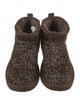 UGG Ponyhair Printed Lace-Up Boots