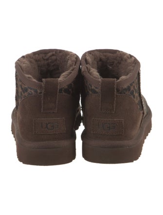 UGG Ponyhair Printed Lace-Up Boots
